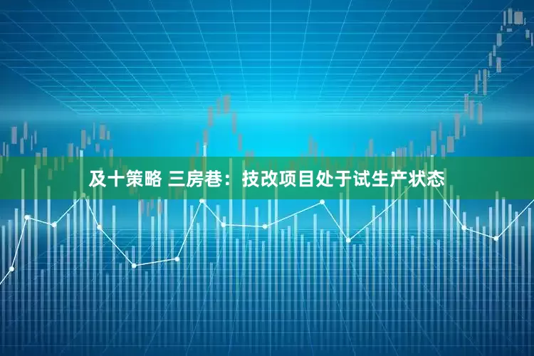 及十策略 三房巷：技改项目处于试生产状态